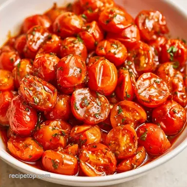 Marinated Cherry Tomatoes in 15 Minutes