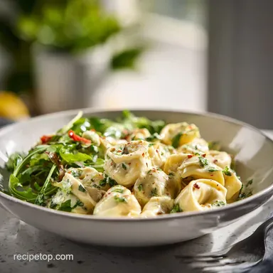 Marry Me Chicken Tortellini Recipe for 4 Recipe Card