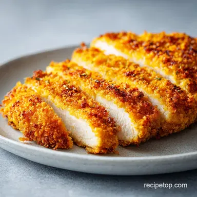 Parmesan Crusted Chicken in 35 Minutes Recipe Card