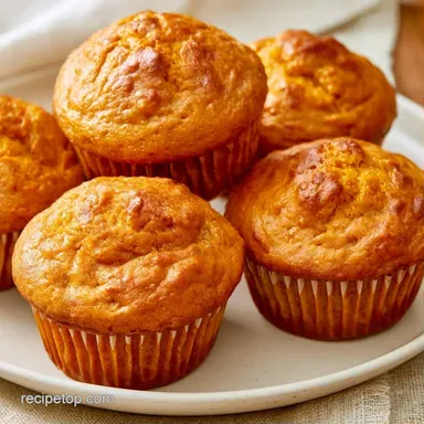 Pumpkin Applesauce Muffins in 30 Minutes Recipe Card