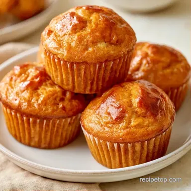Pumpkin Banana Muffins in 30 Minutes Recipe Card