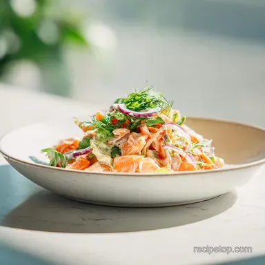 Canned Salmon Salad in 10 Minutes Recipe Card