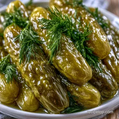 Quick Dill Pickle Recipe: Crispy Recipe Card