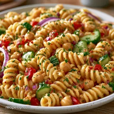 Quick Veggie Pasta Salad for Meal Prep