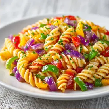 Rainbow Rotini Salad in 25 Minutes