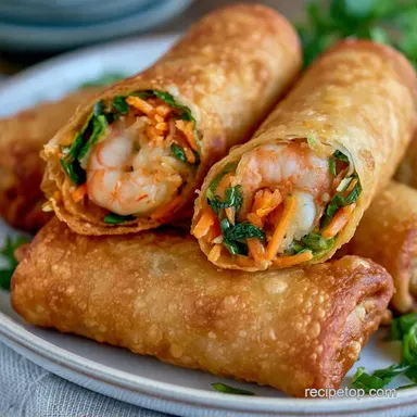 Savory Rice Paper Rolls in 30 Minutes Recipe Card