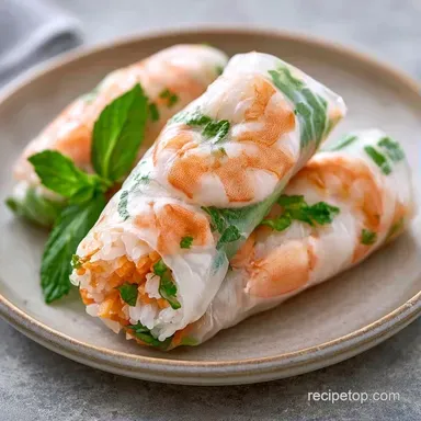 Shrimp Spring Rolls in 35 Minutes Recipe Card