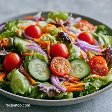 Simple Summer Garden Salad in 15 Minutes
