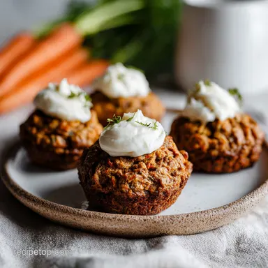 Soft Carrot Cake Cookies with Cream Cheese Frosting Recipe Card
