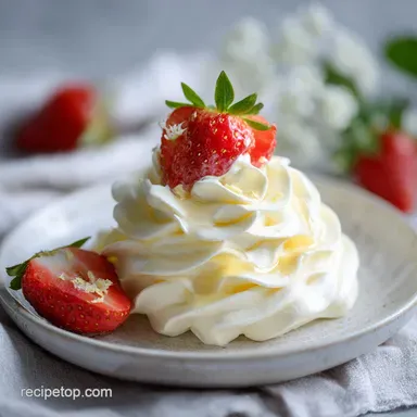 Stabilized Whipped Cream Recipe: 25 Min