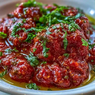 Summer Marinara in 30 Minutes Recipe Card