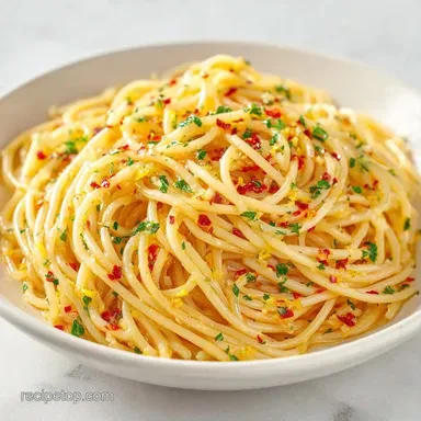 20 Minute Summer Pasta with Lemon: Silky Recipe Card