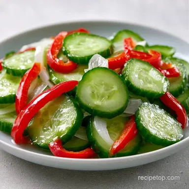 Sweet Refrigerator Pickles: Crunchy Recipe Card