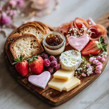 Small Valentines Charcuterie Board with 5 Steps to Romance in 20 Minutes