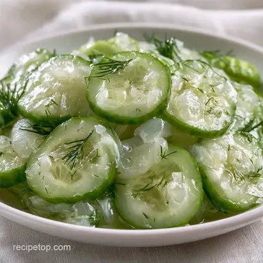 Pickled Cucumbers with White Vinegar