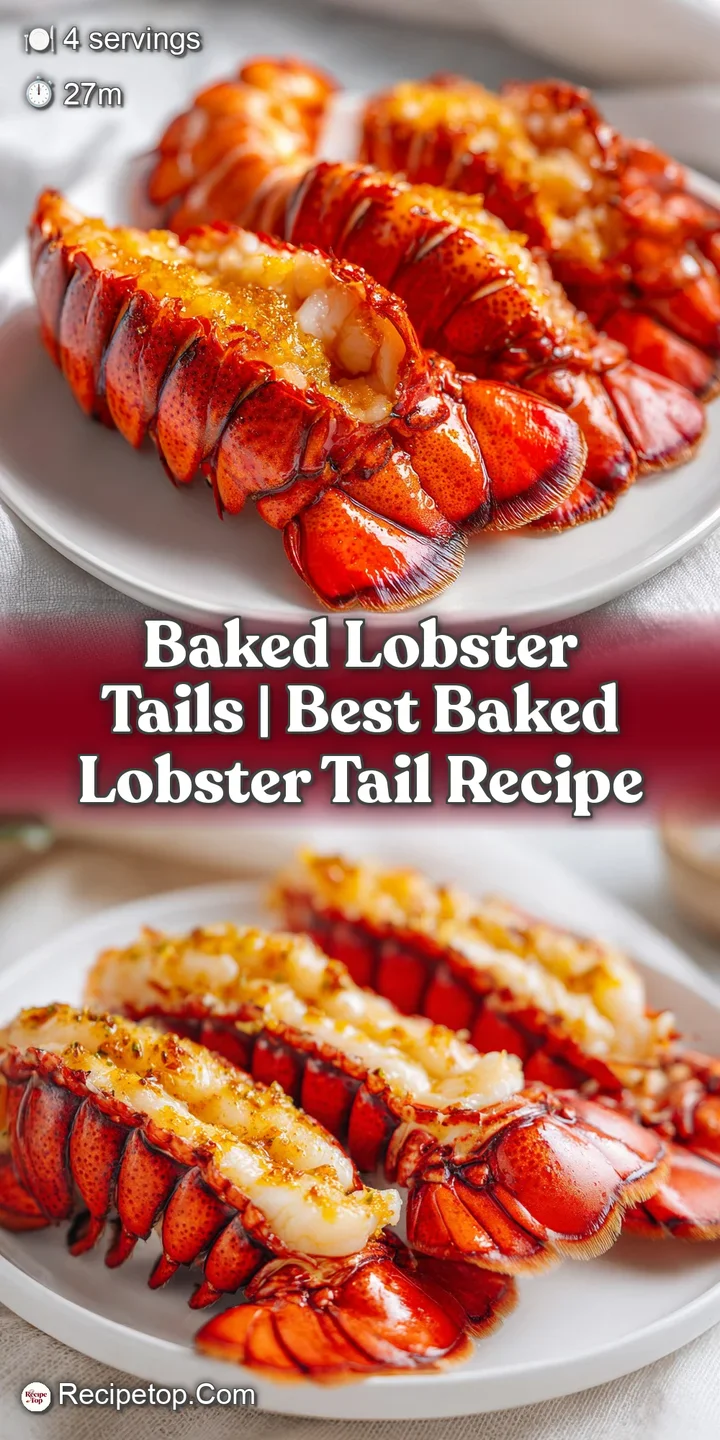 Close-up of tender, buttery lobster meat glistening under a golden garlic glaze with a touch of cracked black pepper.