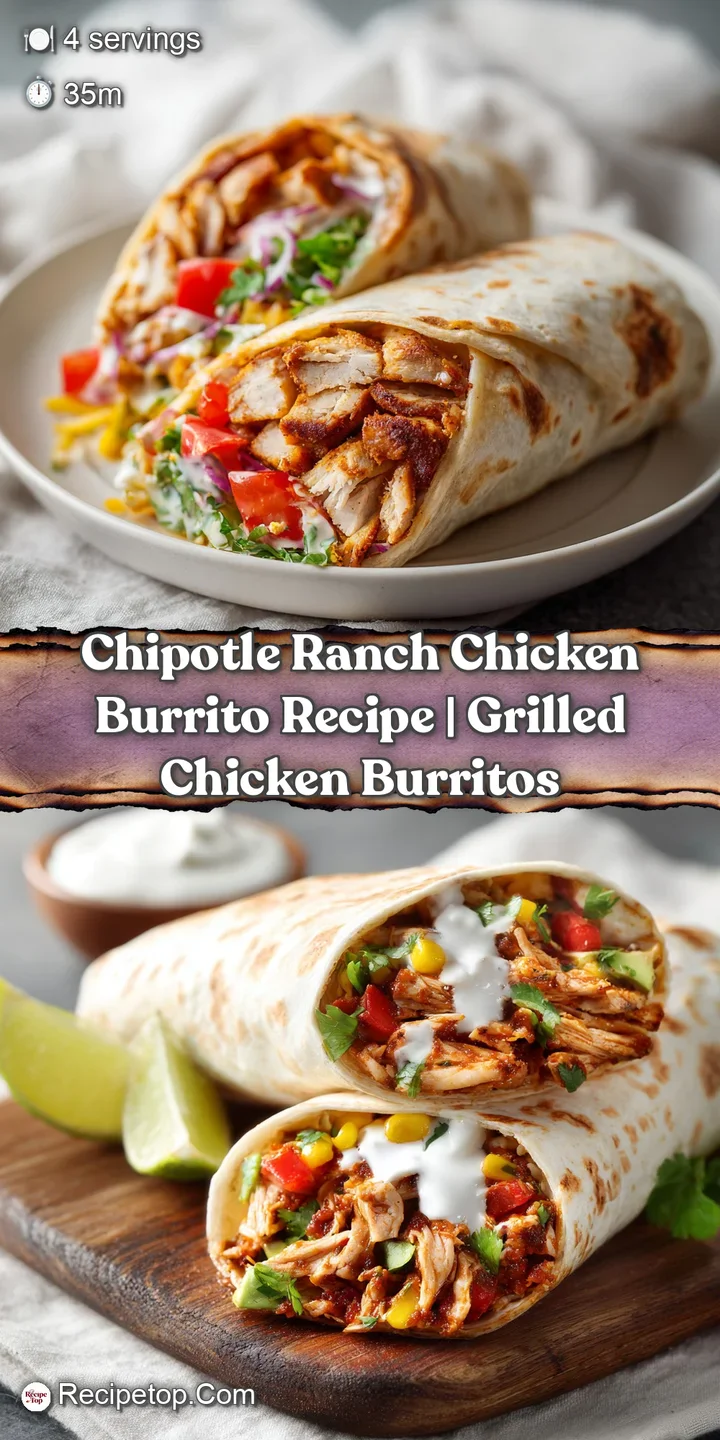 Close-up of a steaming burrito, showing juicy chicken, crisp lettuce, and a drizzle of spicy ranch sauce.