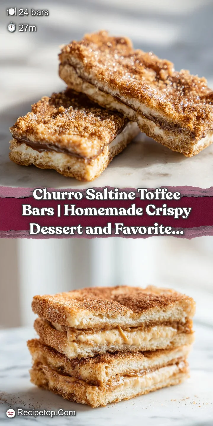 Close-up of a golden, bubbly toffee bar with a crisp texture, coated in shimmering cinnamon sugar.