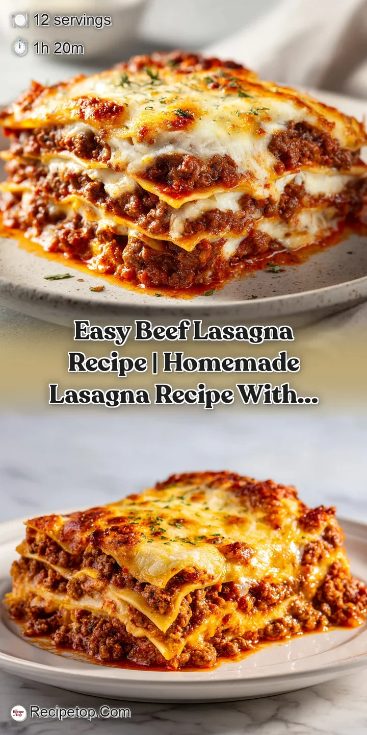 Close-up of gooey, stretchy mozzarella cheese pulling away from rich layers of savory beef and tender pasta.