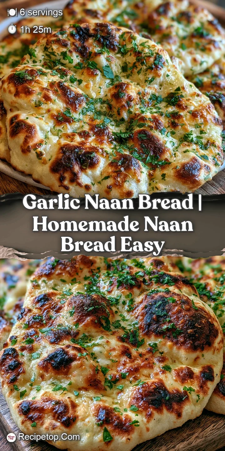Extreme close-up of toasted bubbles and minced garlic embedded in a golden, buttery piece of warm flatbread.