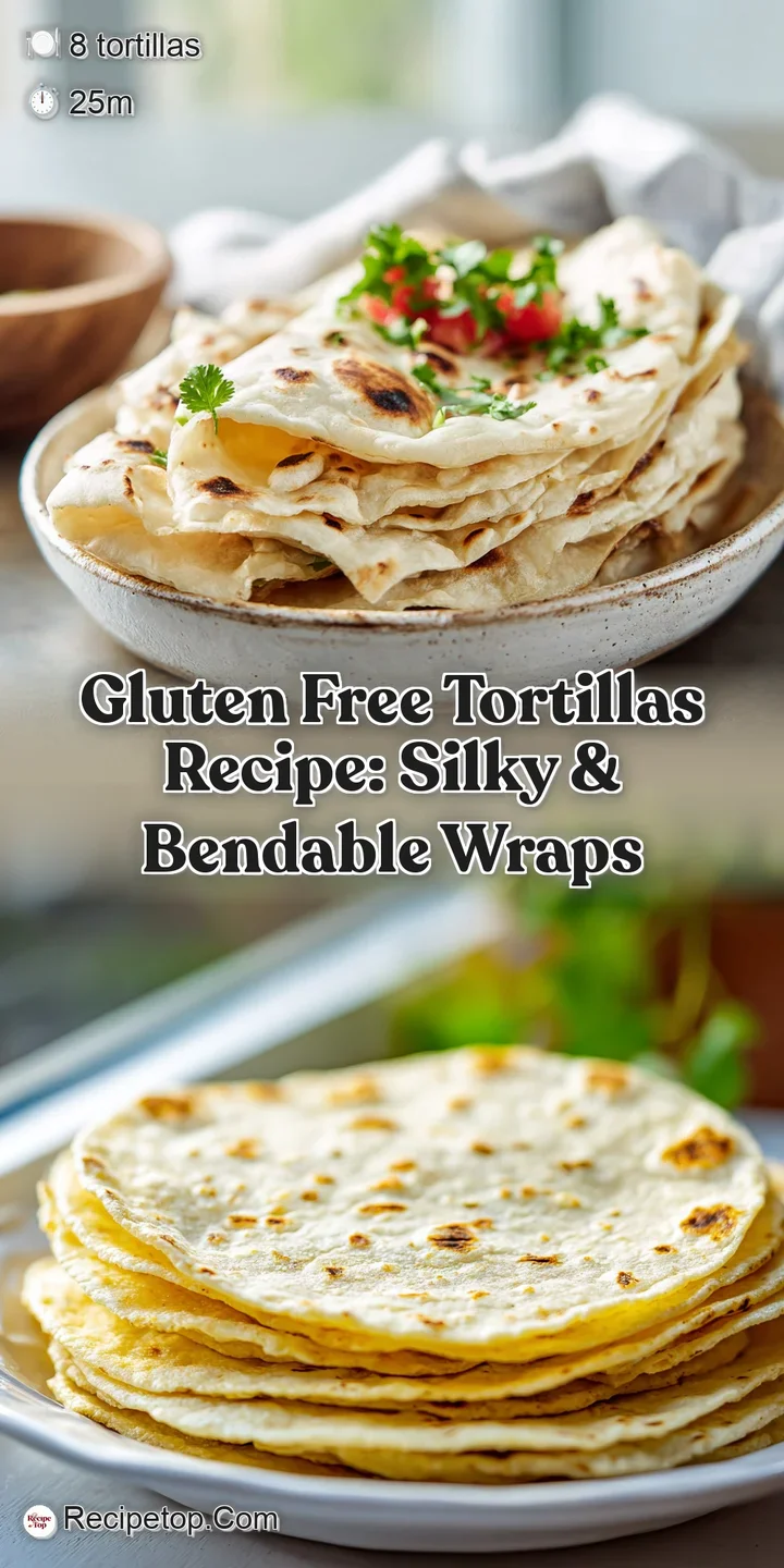 Close-up of a soft, gluten-free tortilla showcasing its delicate, slightly speckled surface and inviting, homemade appeal.