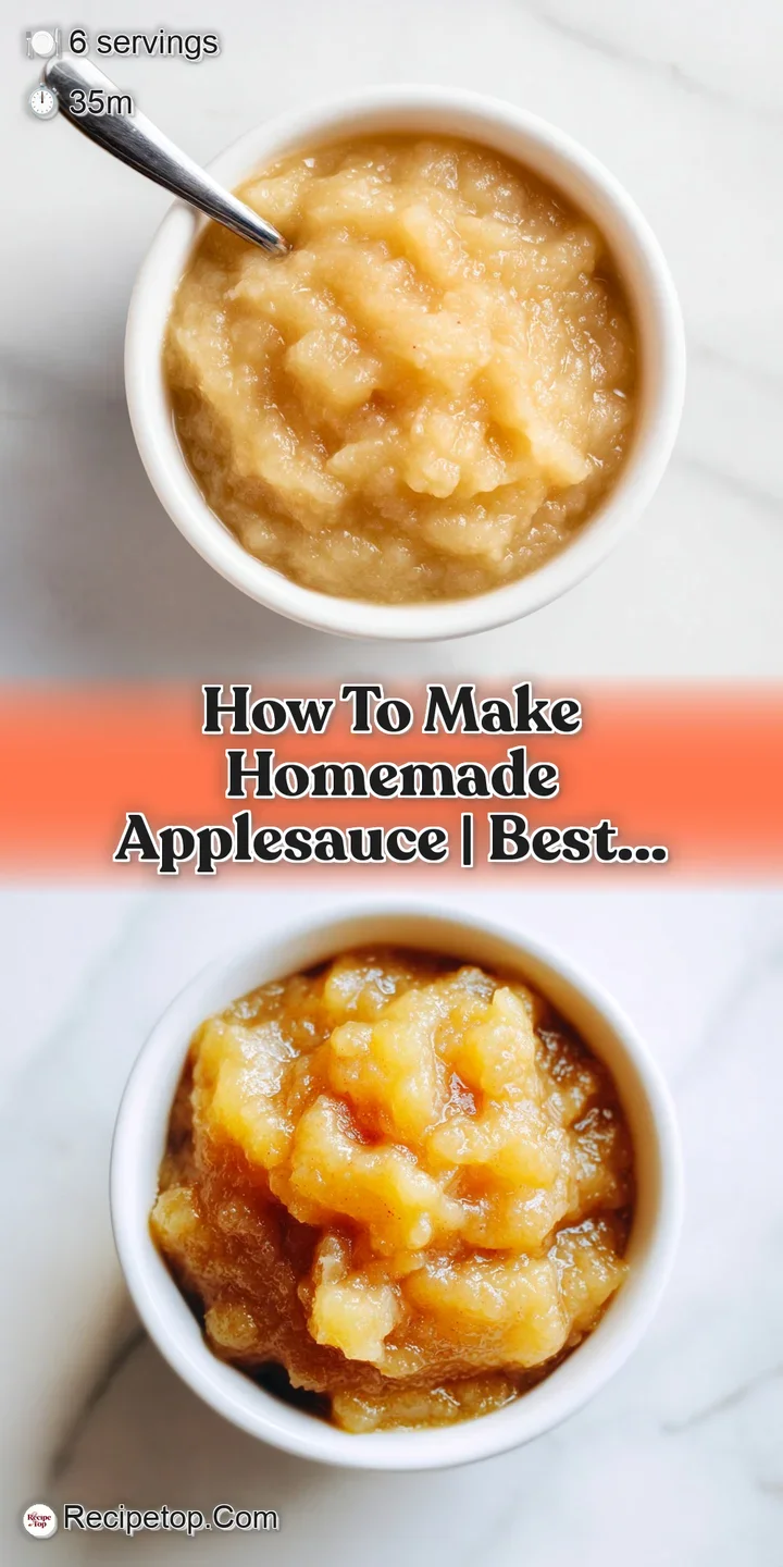 Close-up of velvety, shimmering applesauce with a gentle sheen, showing its soft, smooth texture.