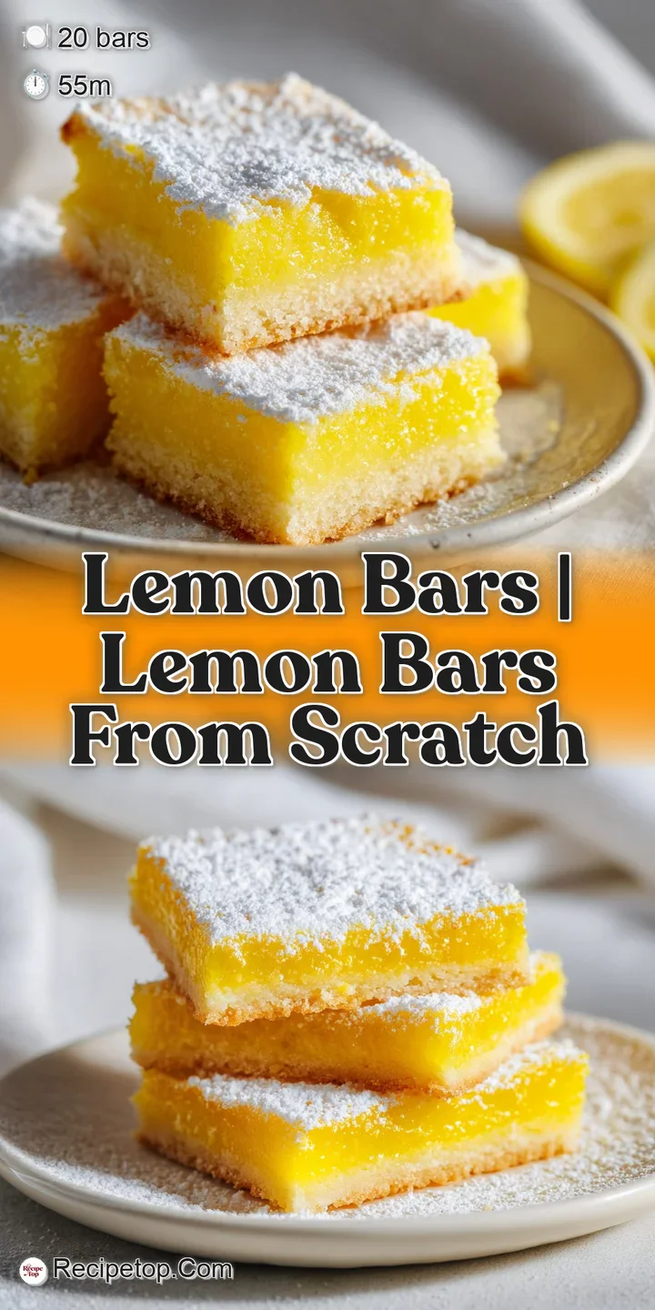 Close-up of a velvety yellow citrus layer atop a crumbly, pale gold buttery base with a dusting of white sugar.