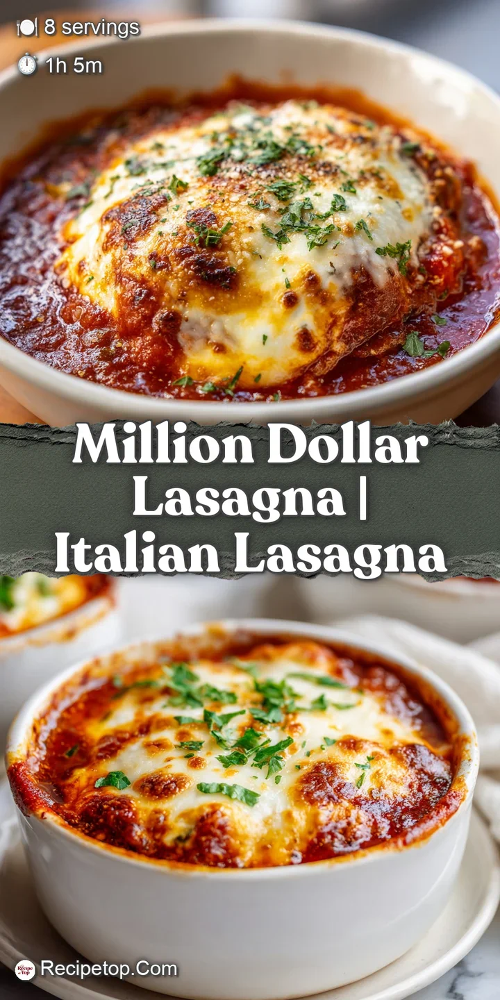 Close-up of gooey, melted white cheese stretching over layers of savory red sauce and tender pasta sheets.