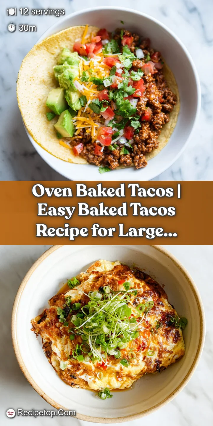 Close-up of a golden, crispy baked taco shell filled with savory seasoned beef and melted cheese.