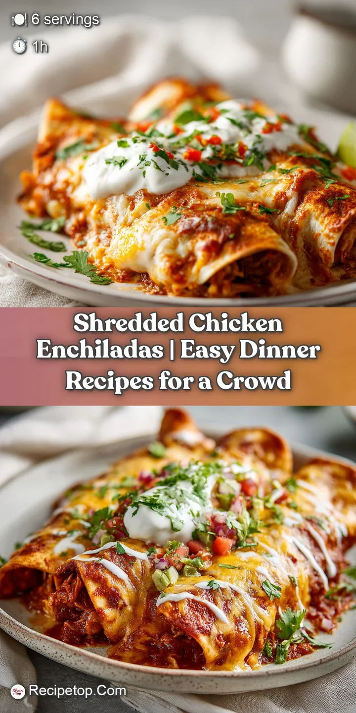 A close-up reveals tender shredded chicken peeking through melted, golden cheese, saucy and inviting.