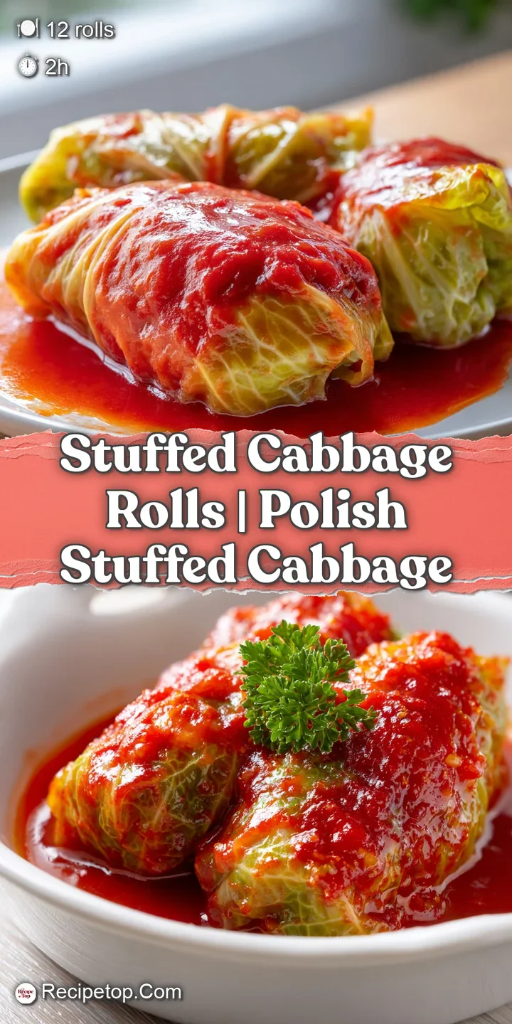 Close-up of a sliced roll revealing steaming savory meat and rice filling wrapped in a tender, pale cabbage leaf.