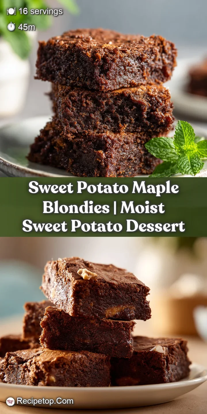 Close-up of a soft, yielding blondie with a rich, amber hue, showcasing its moist texture