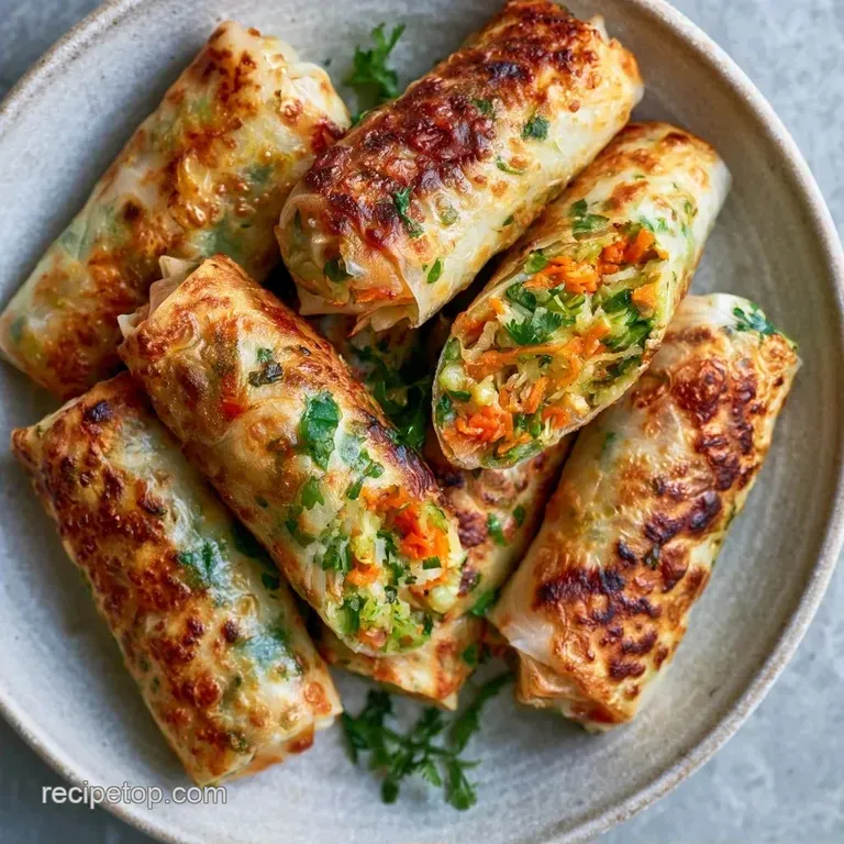 Ultra-Crispy Air Fryer Rice Paper Rolls