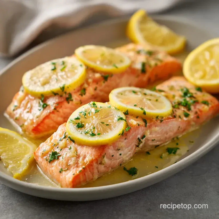 Baked Salmon In Foil: Lemon Garlic Butter
