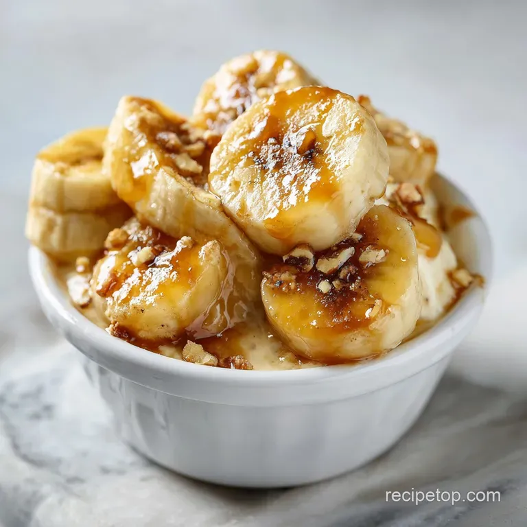 Bananas Foster Banana Pudding