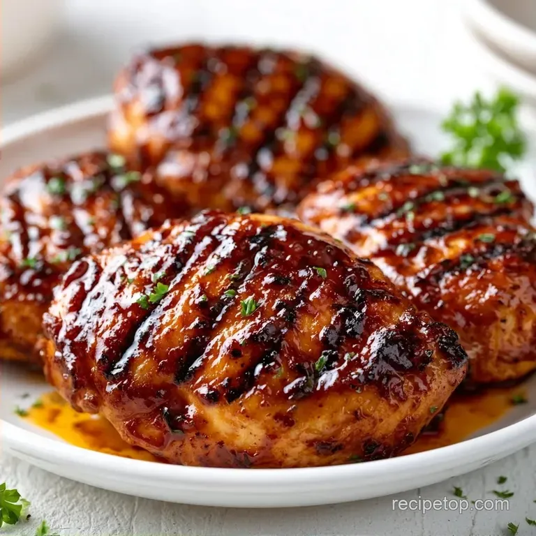 BBQ Grilled Chicken Breast: Juicy and Charred