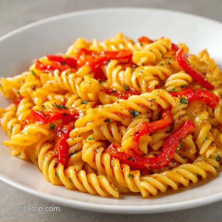 Roasted Bell Pepper Pasta Salad: Zesty and Fresh