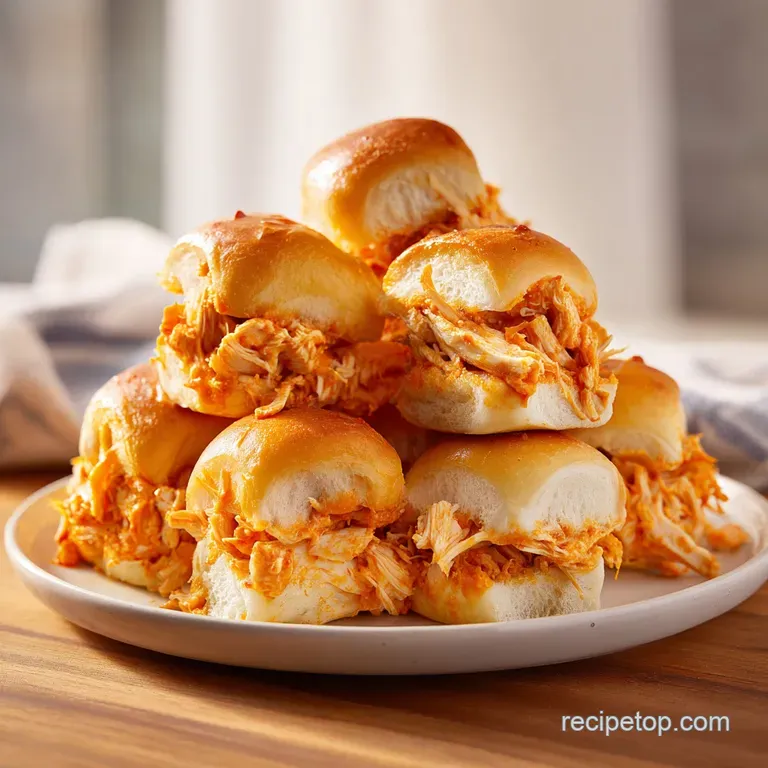 Buffalo Chicken Sliders: High-Protein and Tangy