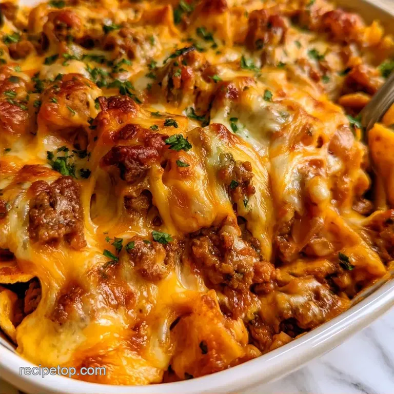 Campfire Nachos With Ground Beef