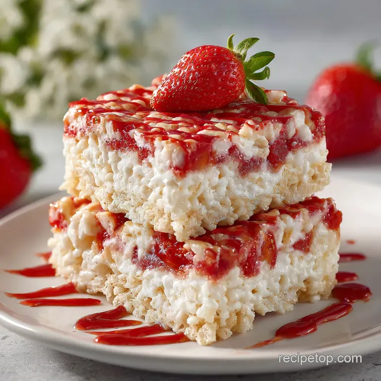 Cheesecake Rice Krispie Treats Recipe Variation