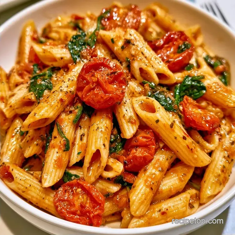 Failure-Proof Cherry Tomato Spinach Pasta