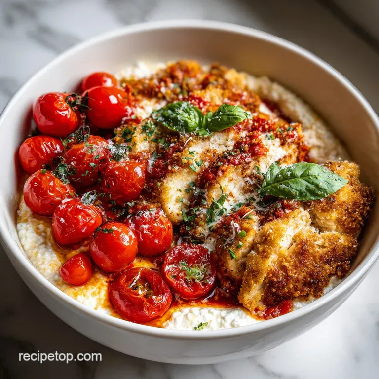 Chicken Parm Cottage Cheese Bowl