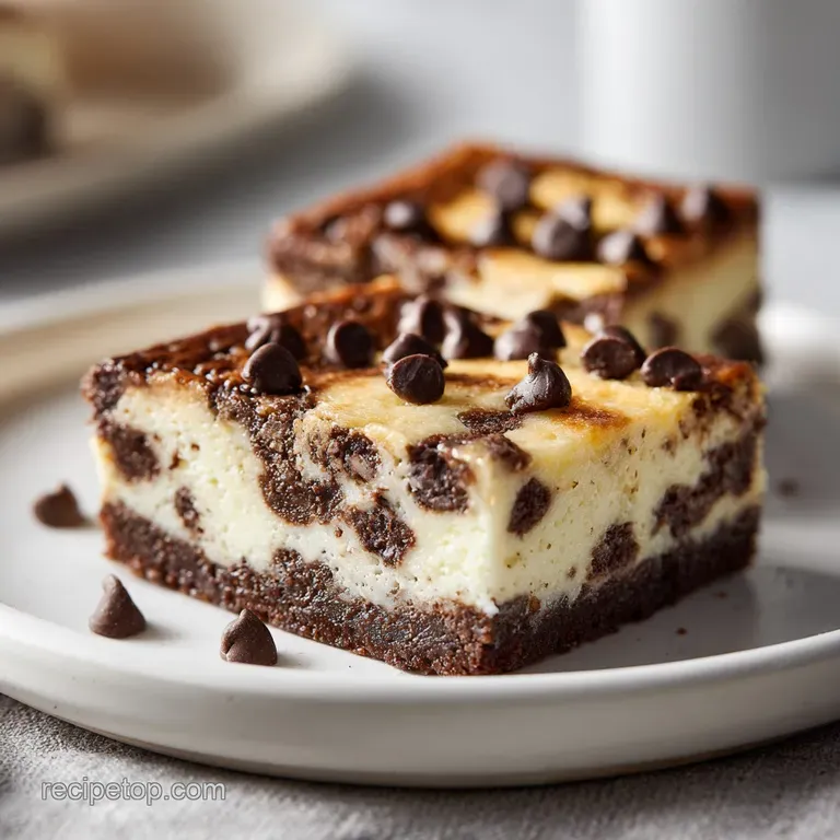 Chocolate Chip Cheesecake Bars: Creamy and Golden