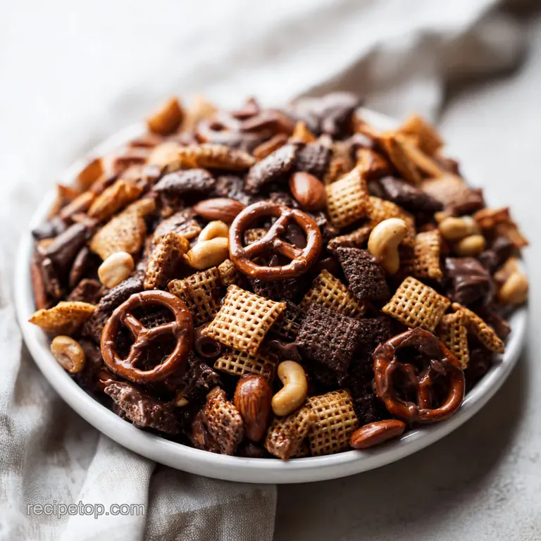 Chocolate Peanut Butter Chex Mix