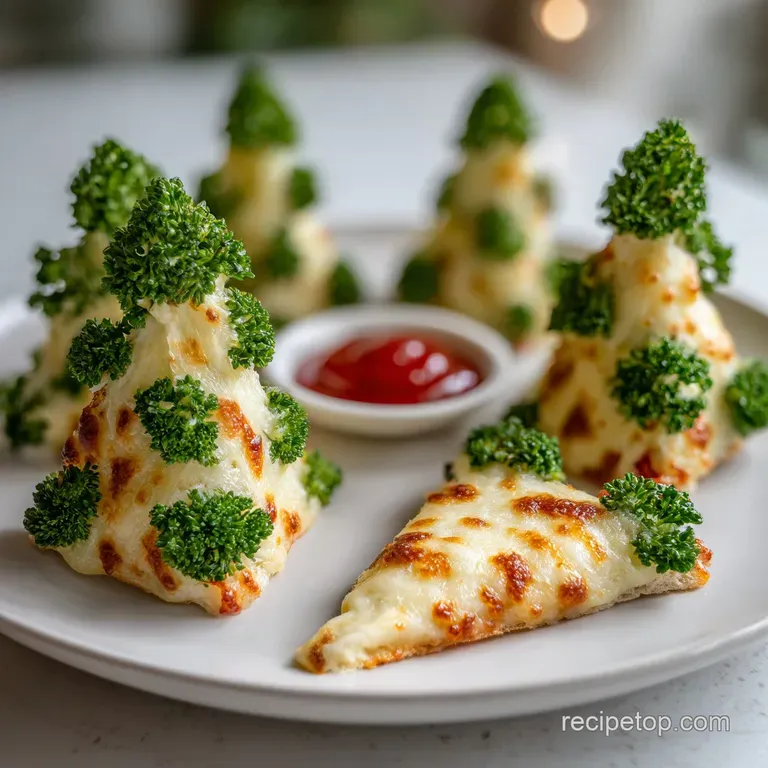 Christmas Tree Pizza Bites: Cheesy and Crispy