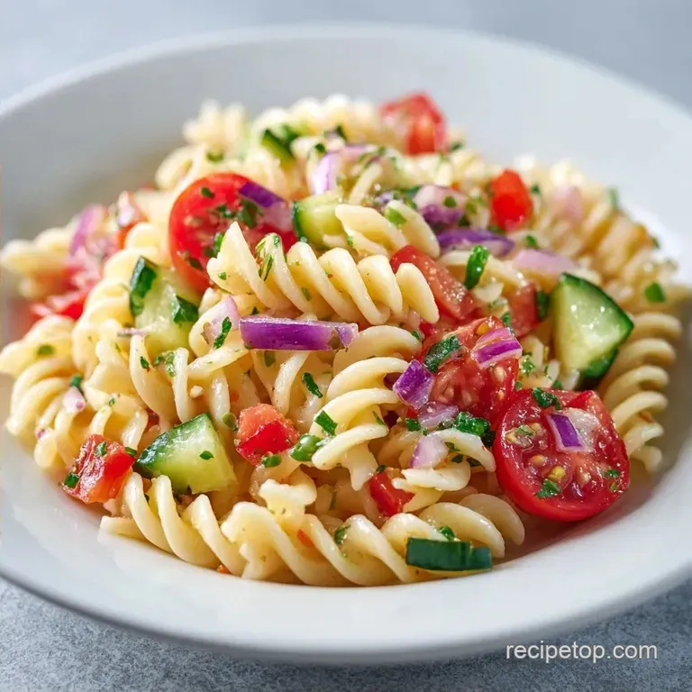 Cold Pasta Dinner Salad: Zesty and Fresh