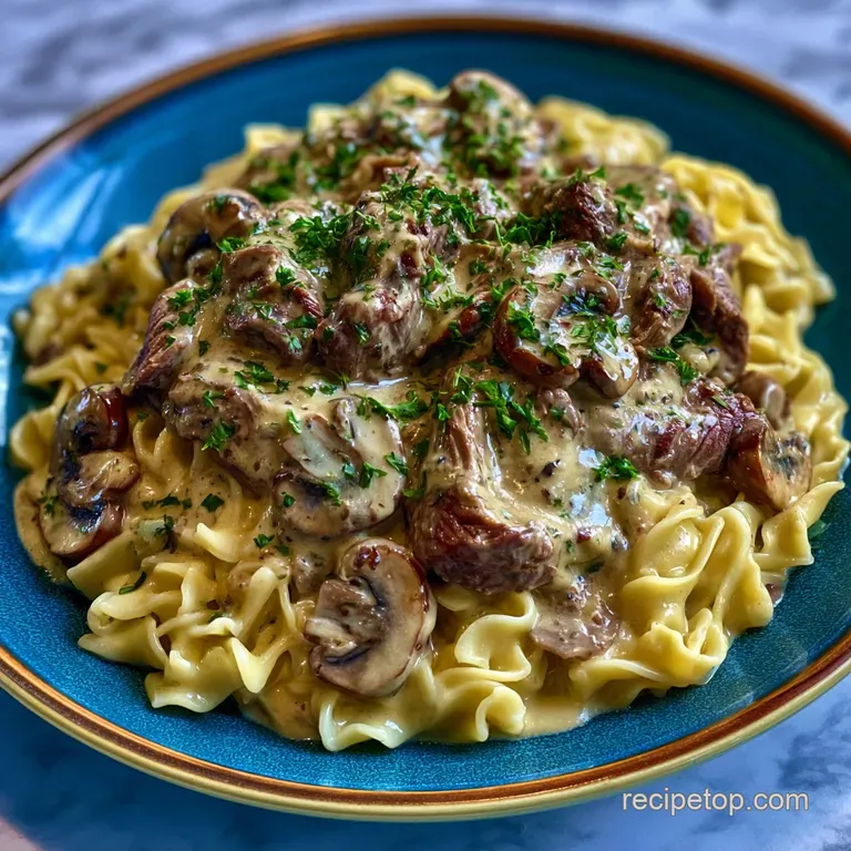 Beef Stroganoff: Creamy and Lean