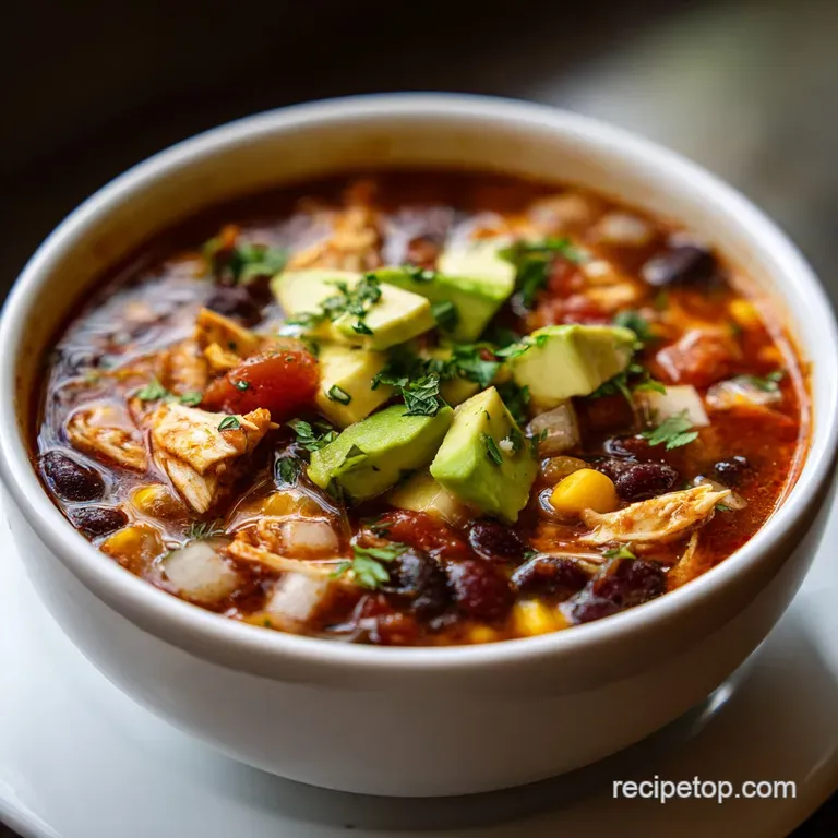 Creamy Chicken Taco Soup: One-Pot Comfort
