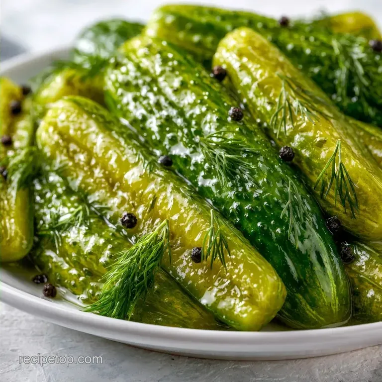 Crispy Dill Pickle Spears: Bold and Garlic