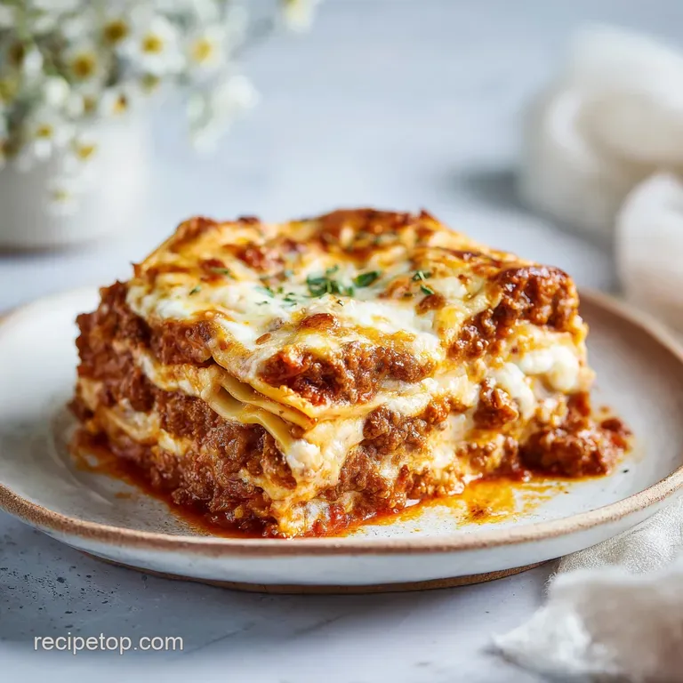 Failure-Proof Easy Beef Lasagna: Silky Ricotta